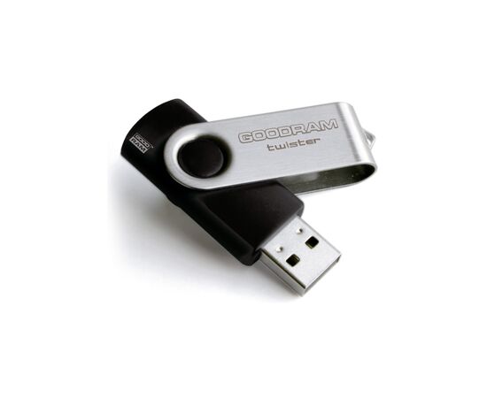USB флеш накопичувач Goodram 16GB Twister Black USB 2.0 (UTS2-0160K0R11)