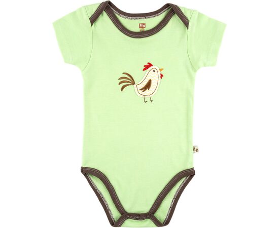 Набор детской одежды Luvable Friends из бамбука с рисунком животных зеленый для мальчиков (68353.3-6.G), изображение 2 Набор детской одежды Luvable Friends из бамбука с рисунком животных зеленый для мальчиков (68353.3-6.G), изображение 2