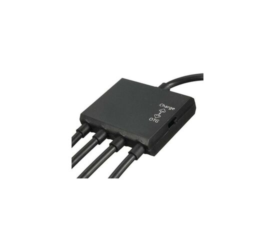 Концентратор Lapara LA-MicroUSB-OTG-HUB black, изображение 5 Концентратор Lapara LA-MicroUSB-OTG-HUB black, изображение 5