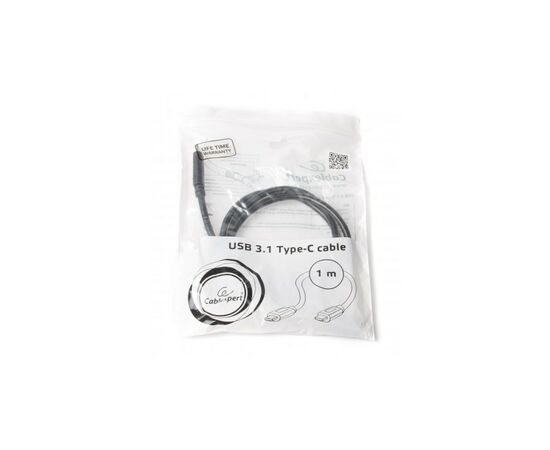 Дата кабель USB 3.1 Type-C to Type-C 1.0m Cablexpert (CCP-USB3.1-CMCM-1M), зображення 2 Дата кабель USB 3.1 Type-C to Type-C 1.0m Cablexpert (CCP-USB3.1-CMCM-1M), зображення 2