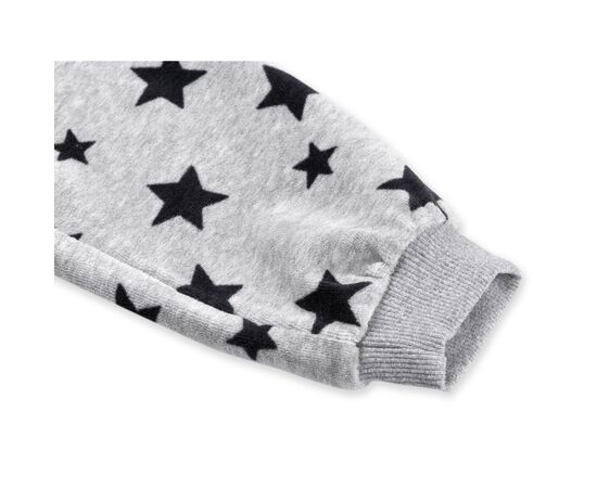 Набор детской одежды Breeze велюровый с вертолетом и штанишками в звездочку (8113-74/B-gray), изображение 7 Набор детской одежды Breeze велюровый с вертолетом и штанишками в звездочку (8113-74/B-gray), изображение 7