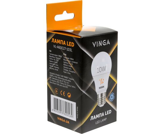 Лампочка Vinga VL-A60E27-103L, изображение 2 Лампочка Vinga VL-A60E27-103L, изображение 2
