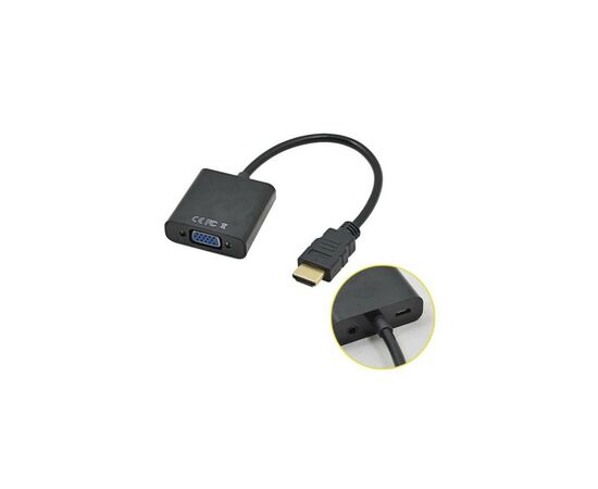 Переходник ST-Lab HDMI male to VGA F (с кабелями аудио и питания от USB) (U-990), изображение 8 Переходник ST-Lab HDMI male to VGA F (с кабелями аудио и питания от USB) (U-990), изображение 8