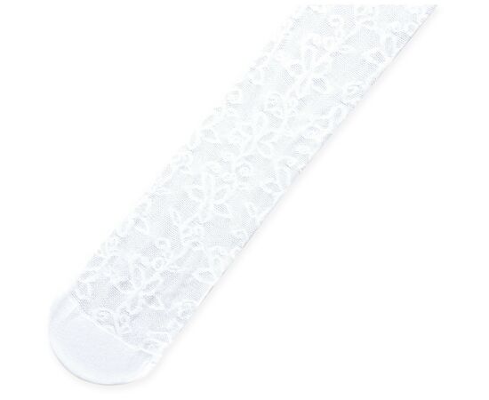 Колготки Bross з квіточками (2803-5-6G-white)