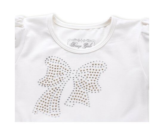 Платье Breeze с бантиком из страз (6283-92G-cream), изображение 2 Платье Breeze с бантиком из страз (6283-92G-cream), изображение 2