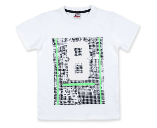 Футболка детская Breeze с шортами "Eighty" (8884-140B-white), изображение 2 Футболка детская Breeze с шортами "Eighty" (8884-140B-white), изображение 2