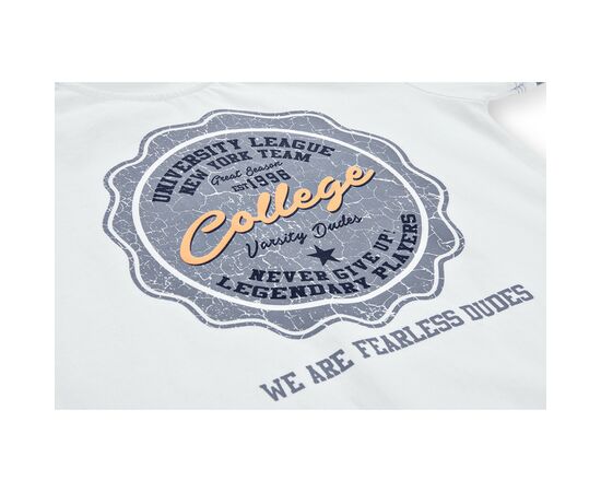 Футболка детская E&H "College" (4678-116B-white), изображение 4 Футболка детская E&H "College" (4678-116B-white), изображение 4
