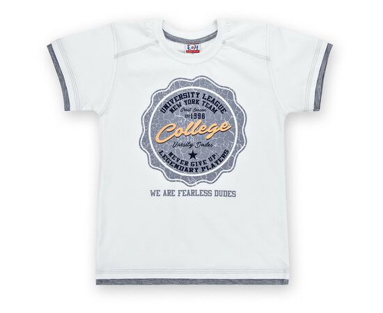Футболка дитяча E&H "College" (4678-134B-white)