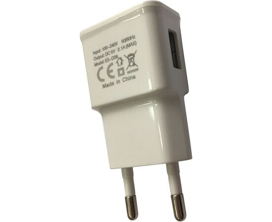 Зарядное устройство Atcom ES-D06 (1*USB, 2.1A) (14903), изображение 2 Зарядное устройство Atcom ES-D06 (1*USB, 2.1A) (14903), изображение 2