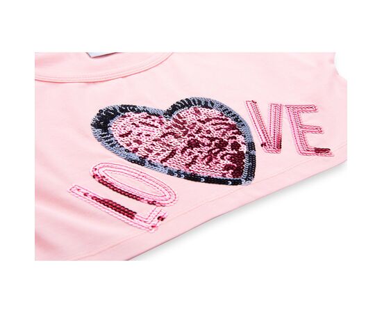 Набор детской одежды Breeze "LOVE" из пайеток (9007-128G-beige), изображение 8 Набор детской одежды Breeze "LOVE" из пайеток (9007-128G-beige), изображение 8