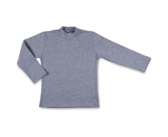 Кофта Lovetti водолазка серая меланжевая (1012-128-gray)