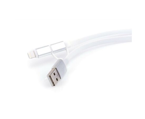 Дата кабель USB 2.0 AM to Micro 5P&Lightning 1.0m Vinga (USBAMMICRO&Lightning-1.0), зображення 5