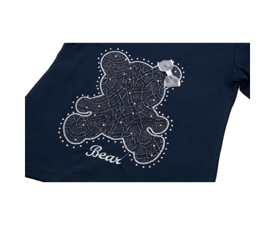 Кофта Breeze с кружевным мишкой (8548-116G-blue), изображение 3 Кофта Breeze с кружевным мишкой (8548-116G-blue), изображение 3