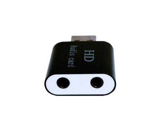 Звуковая плата Dynamode USB-SOUND7-ALU black, изображение 2 Звуковая плата Dynamode USB-SOUND7-ALU black, изображение 2