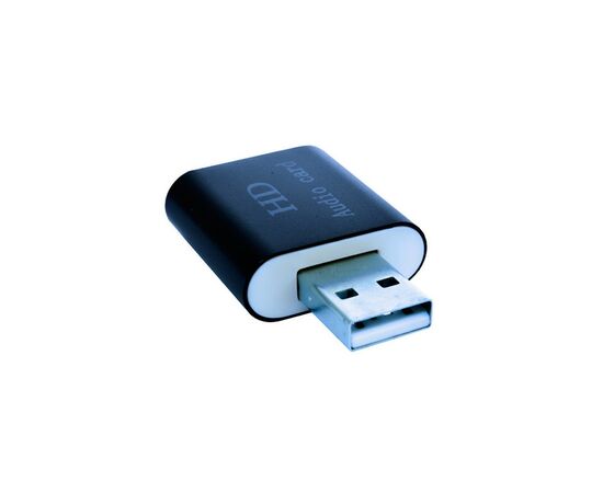 Звуковая плата Dynamode USB-SOUND7-ALU black, изображение 3 Звуковая плата Dynamode USB-SOUND7-ALU black, изображение 3