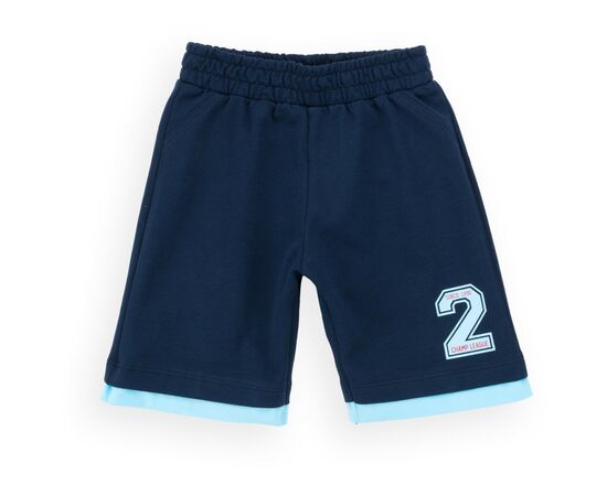 Набор детской одежды Breeze футболка с пуговичками с шортами (8922-98B-blue), изображение 3 Набор детской одежды Breeze футболка с пуговичками с шортами (8922-98B-blue), изображение 3