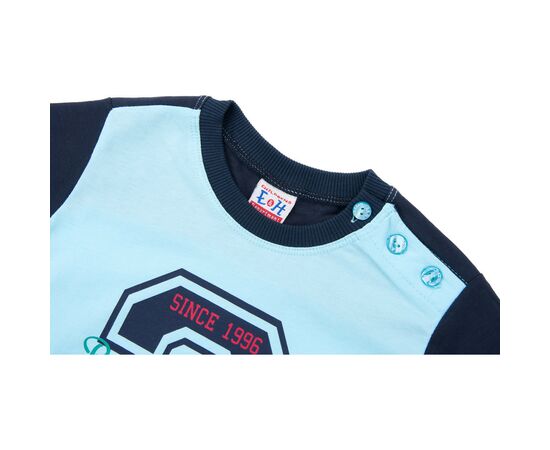 Набор детской одежды Breeze футболка с пуговичками с шортами (8922-98B-blue), изображение 4 Набор детской одежды Breeze футболка с пуговичками с шортами (8922-98B-blue), изображение 4