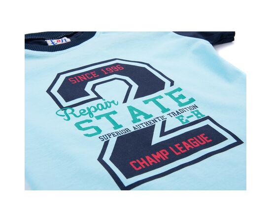 Набор детской одежды Breeze футболка с пуговичками с шортами (8922-98B-blue), изображение 6 Набор детской одежды Breeze футболка с пуговичками с шортами (8922-98B-blue), изображение 6