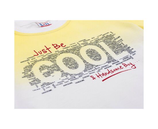 Набор детской одежды Breeze футболка "COOL" с шортами (8867-80B-yellow), изображение 6 Набор детской одежды Breeze футболка "COOL" с шортами (8867-80B-yellow), изображение 6