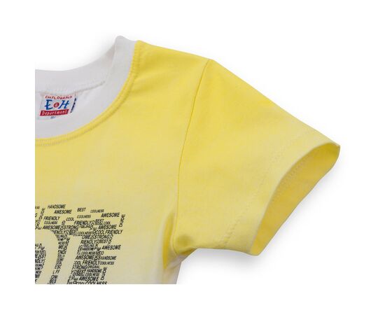 Набор детской одежды Breeze футболка "COOL" с шортами (8867-98B-yellow), изображение 5