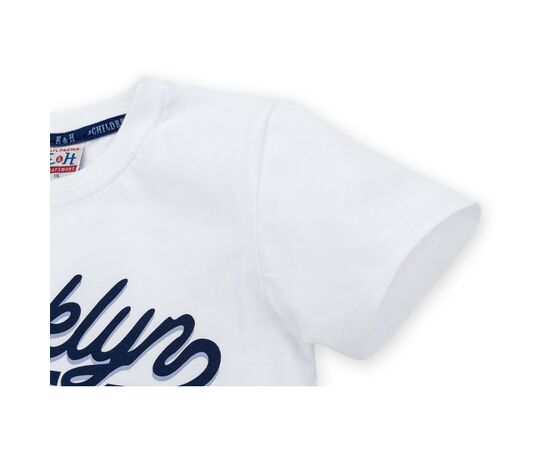 Набір дитячого одягу Breeze футболка "Brooklyn ATH" з шортами (8932-116B-white), зображення 5