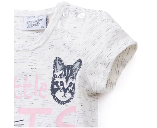 Набір дитячого одягу Breeze футболка з котиком та штанці з кишеньками (8983-92G-cream), зображення 5 Набір дитячого одягу Breeze футболка з котиком та штанці з кишеньками (8983-92G-cream), зображення 5