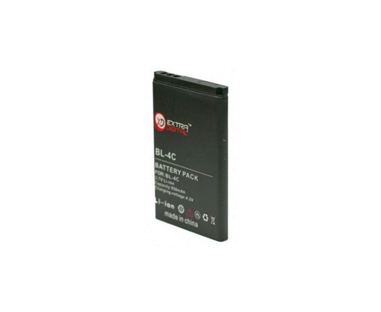 Аккумуляторная батарея для телефона Extradigital Nokia BL-4C (950 mAh) (BMN6267), изображение 2 Аккумуляторная батарея для телефона Extradigital Nokia BL-4C (950 mAh) (BMN6267), изображение 2