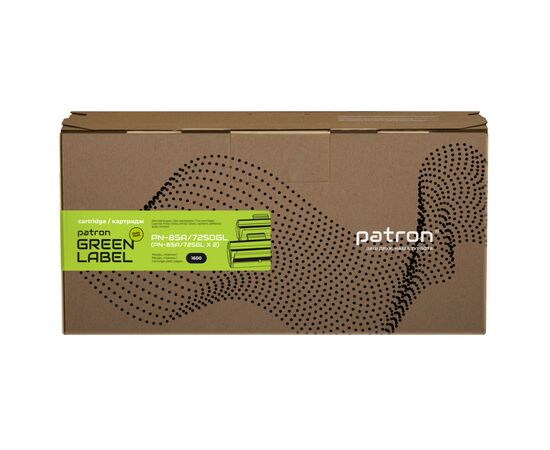 Картридж Patron HP LJ CE285A/CANON 725 GREEN Label (DUAL PACK) (PN-85A/725DGL), изображение 2 Картридж Patron HP LJ CE285A/CANON 725 GREEN Label (DUAL PACK) (PN-85A/725DGL), изображение 2