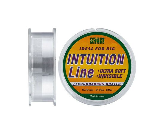 Ліска Brain fishing Intuition 50m 0,10 mm #0,35 0,9 kg 1,9 lb ц.: clear (1858.70.12)