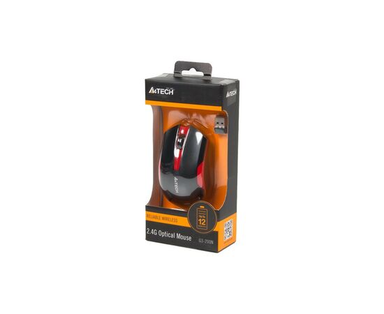 Мишка A4Tech G3-200N Black+Red, зображення 4 Мишка A4Tech G3-200N Black+Red, зображення 4