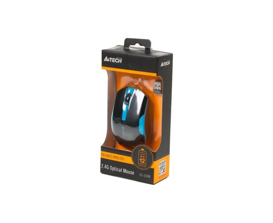 Мишка A4Tech G3-200N Black+Blue, зображення 4 Мишка A4Tech G3-200N Black+Blue, зображення 4