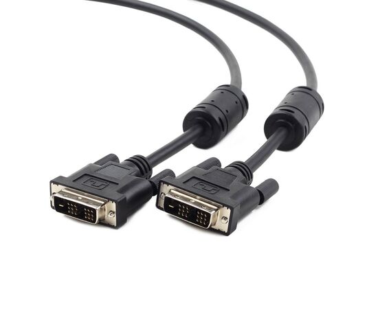 Кабель мультимедийный DVI to DVI 18+1pin, 5.0m Viewcon (VC-DVI-104-5m)