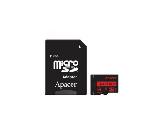 Карта пам'яті Apacer 32GB microSDHC class 10 UHS-I U1 (R85 MB/s) (AP32GMCSH10U5-R)