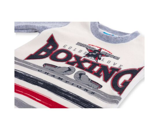 Піжама Matilda велюрова "Boxing" (7605-110B-gray), зображення 7 Піжама Matilda велюрова "Boxing" (7605-110B-gray), зображення 7