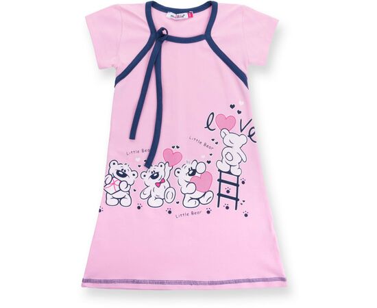 Пижама Matilda и халат с мишками "Love" (7445-98G-pink), изображение 3 Пижама Matilda и халат с мишками "Love" (7445-98G-pink), изображение 3