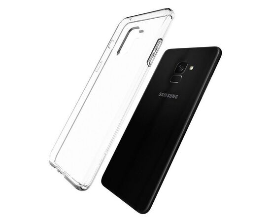 Чехол для моб. телефона для SAMSUNG Galaxy A8 2018 Clear TPU (Transperent) Laudtec (LC-A73018B), изображение 4 Чехол для моб. телефона для SAMSUNG Galaxy A8 2018 Clear TPU (Transperent) Laudtec (LC-A73018B), изображение 4