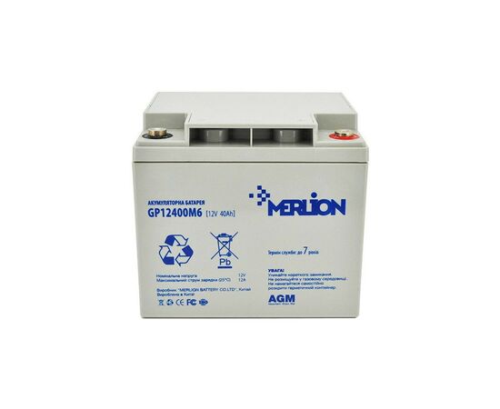 Батарея до ДБЖ Merlion 12V-40Ah (GP12400M6)