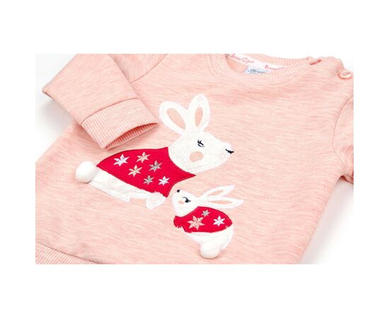 Набор детской одежды Breeze с зайчиками (10214-80G-peach), изображение 9 Набор детской одежды Breeze с зайчиками (10214-80G-peach), изображение 9