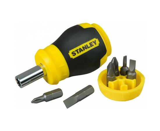 Викрутка Stanley Multibit Stubby з 6 змінними бітами (0-66-357)