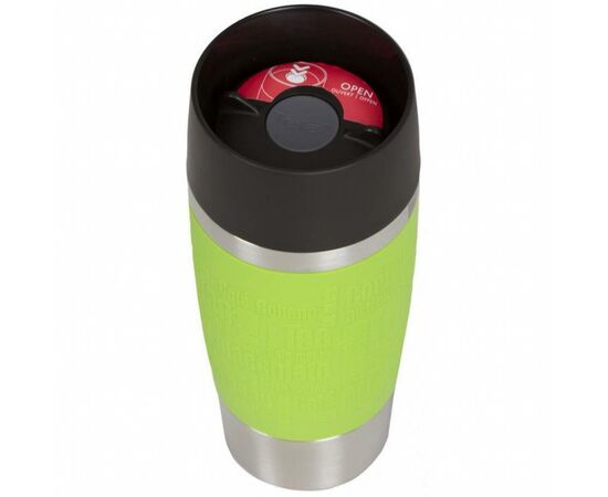 Термокружка Tefal TRAVEL MUG 0.36L лайм (K3083114), изображение 2 Термокружка Tefal TRAVEL MUG 0.36L лайм (K3083114), изображение 2