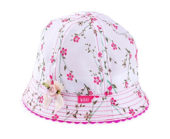 Панама Kitti с цветочками (Y8120-4-48G-white)