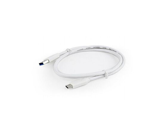Дата кабель USB 3.0 AM to Type-C 1.0m Cablexpert (CCP-USB3-AMCM-1M-W), изображение 2 Дата кабель USB 3.0 AM to Type-C 1.0m Cablexpert (CCP-USB3-AMCM-1M-W), изображение 2