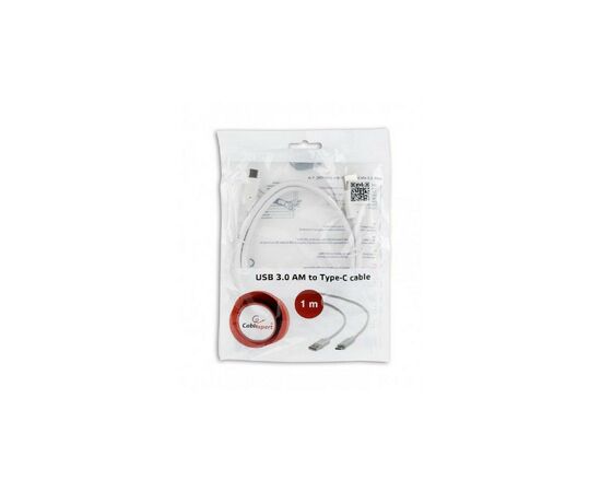 Дата кабель USB 3.0 AM to Type-C 1.0m Cablexpert (CCP-USB3-AMCM-1M-W), изображение 4 Дата кабель USB 3.0 AM to Type-C 1.0m Cablexpert (CCP-USB3-AMCM-1M-W), изображение 4