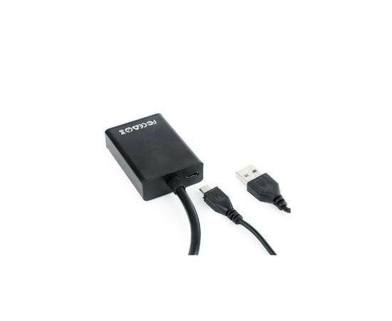 Переходник VGA to HDMI Cablexpert (A-VGA-HDMI-01), изображение 2 Переходник VGA to HDMI Cablexpert (A-VGA-HDMI-01), изображение 2