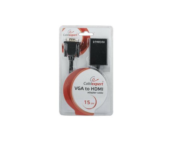 Переходник VGA to HDMI Cablexpert (A-VGA-HDMI-01), изображение 4 Переходник VGA to HDMI Cablexpert (A-VGA-HDMI-01), изображение 4