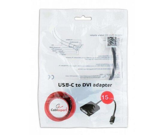 Переходник Type-C to DVI Cablexpert (A-CM-DVIF-01), изображение 2 Переходник Type-C to DVI Cablexpert (A-CM-DVIF-01), изображение 2