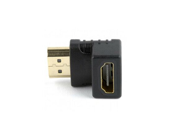 Переходник HDMI M to HDMI F Cablexpert (A-HDMI90-FML), изображение 3 Переходник HDMI M to HDMI F Cablexpert (A-HDMI90-FML), изображение 3