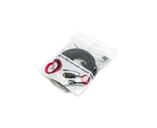 Переходник HDMI to VGA 5.0m Cablexpert (A-HDMI-VGA-03-5M), изображение 2 Переходник HDMI to VGA 5.0m Cablexpert (A-HDMI-VGA-03-5M), изображение 2