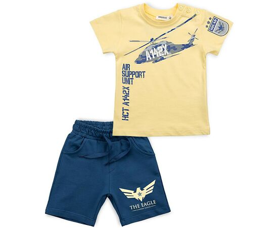Набор детской одежды Breeze с вертолетом (10962-74B-yellow)
