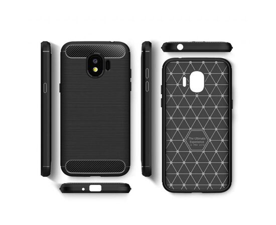 Чехол для моб. телефона Laudtec для Samsung J2 2018/J250 Carbon Fiber (Black) (LT-J250F), изображение 3 Чехол для моб. телефона Laudtec для Samsung J2 2018/J250 Carbon Fiber (Black) (LT-J250F), изображение 3